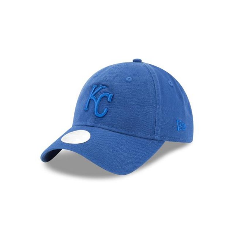 MLB Kansas City Royals Womens Core Classic 9Twenty Adjustable (SBM3877) - Blue New Era Caps